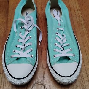 Converse Low Beach Glass Mint Green 136565F Canvas Sneakers 11 Men's